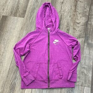 Nike Kids Fuchsia Full-Zip Jacket. Excellent condition. Size XL